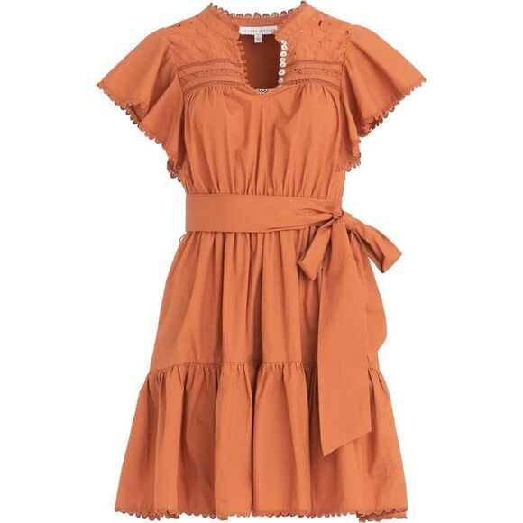 Secret Mission | Bartolina Dress - Dusty Orange NWT Size L​ - Picture 5 of 6